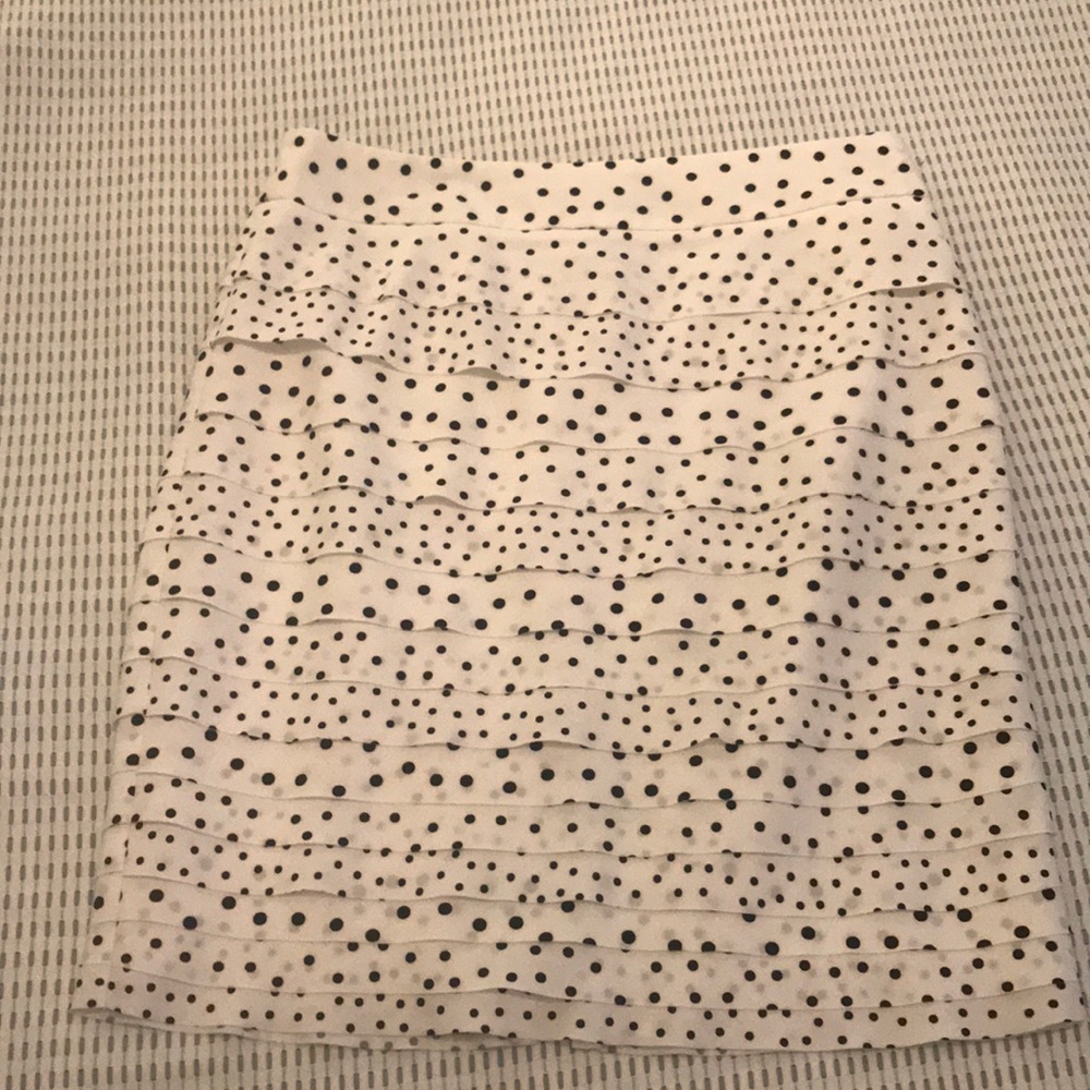 White House Black Market Polka Dot Pencil Skirt